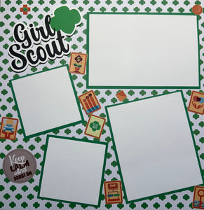 Girl Scout 1 Page Layout