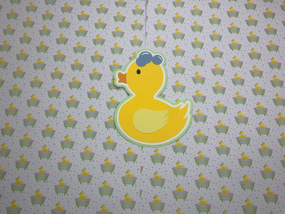 Bathtub Duck Paper & Duck Die Cut