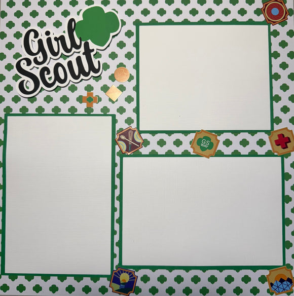 Girl Scout 1 Page Layout