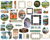 National Parks Ephemera Die Cut Pieces