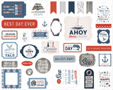 Seashore Ephemera Die Cut Pieces