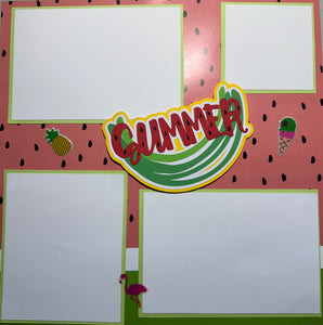 Summer Melon 1 Page Layout