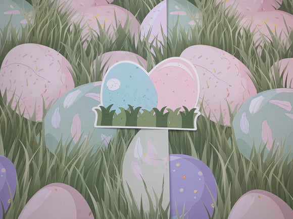 Easter Eggs in Grass Paper & Eggs in Grass Die Cut lol