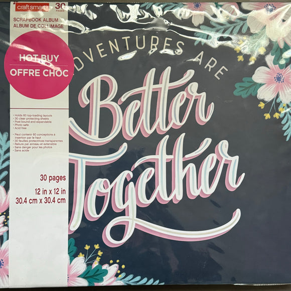 Adventures are Better Together Scrapbook Album