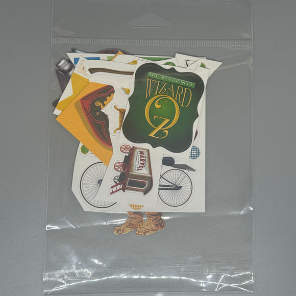 Wizard of Oz Die and Sticker Remnants