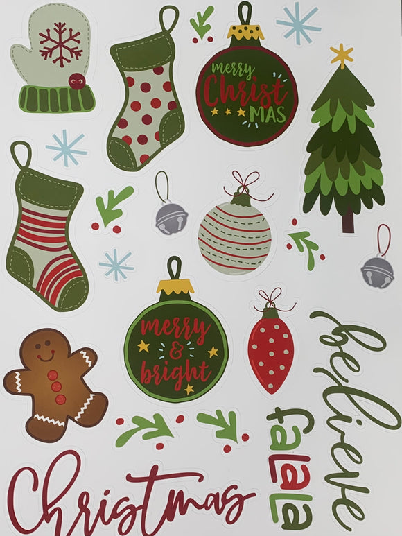 Christmas Designs Sticker Sheet