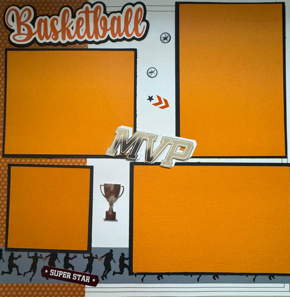 Basketball 1 Page Layout