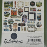 National Parks Ephemera Die Cut Pieces