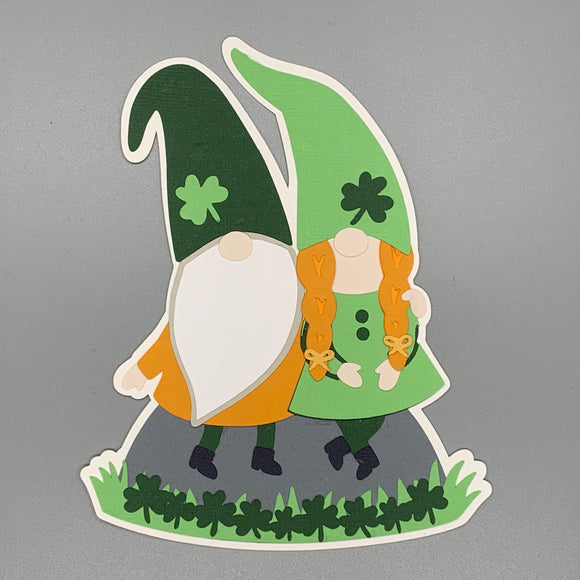 St. Patrick's Day Gnome Couple