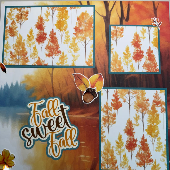 Fall Sweet Fall 1 Page Layout