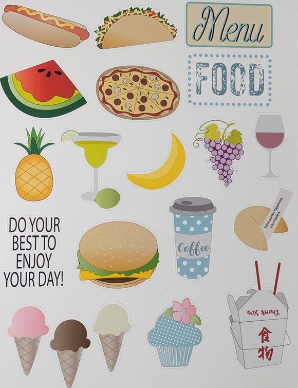 Food Sticker Sheet