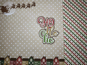 Christmas Eve Scene Paper & Ho Ho Ho Die Cut