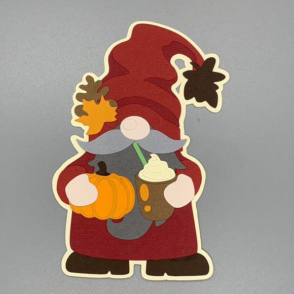 Gnome with Pumpkin Spice Coffee