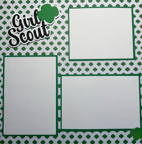 Girl Scout 1 Page Layout