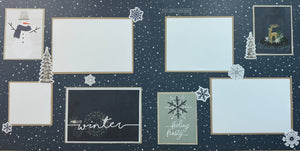 Hello Winter 2 Page Layout