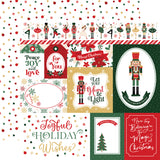 Nutcracker Christmas Multi Journaling Cards 12"x12" Cardstock