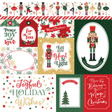 Nutcracker Christmas Multi Journaling Cards 12"x12" Cardstock