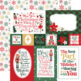 Nutcracker Christmas Merry Journaling Cards 12"x12" Double-Sided Cardstock