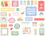 Our Groovy Summer Ephemera Die Cut Pieces