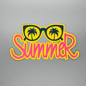 Summer with Palm Tree Sunglasses