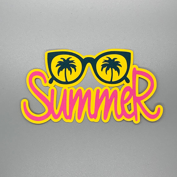 Summer with Palm Tree Sunglasses