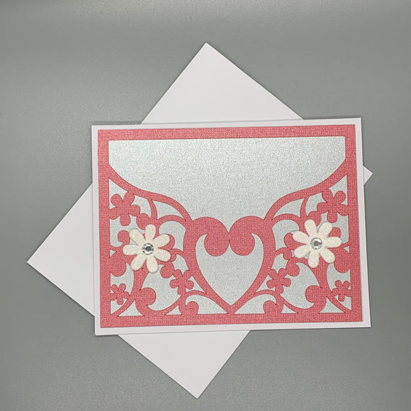 Delicate Heart Envelope Card 2