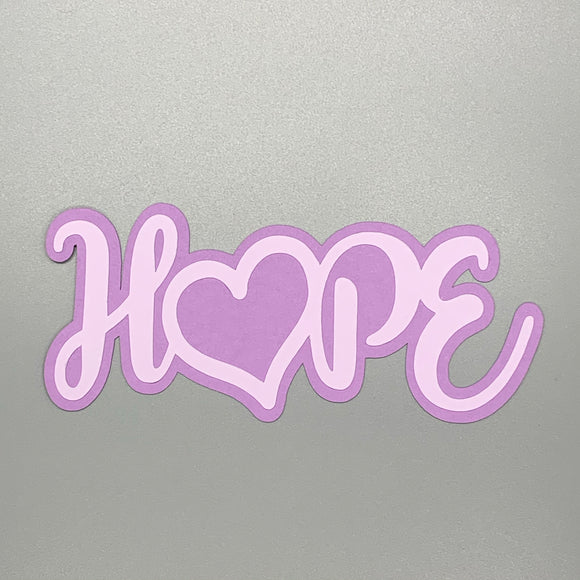 Hope Box Letters The Word Hope In Bubble Letters