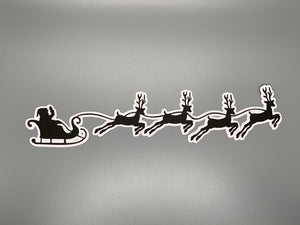 Santa Sleigh Border